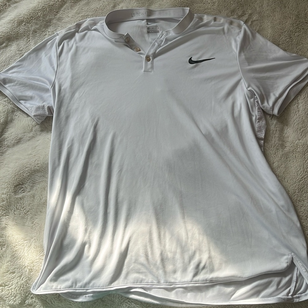 White Nike Golf Short Sleeved Tee